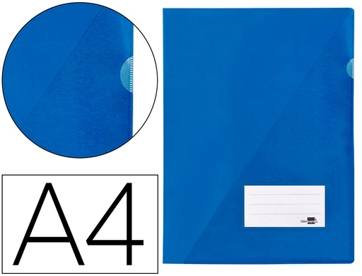 [42980] Carpeta liderpapel dossier a4 uñero azul