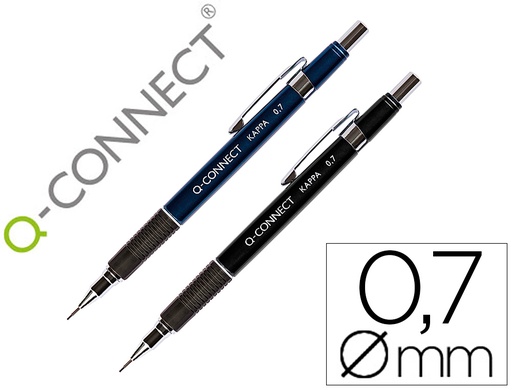 [34225] Portaminas q-connect kappa 0,7 mm sujecion de caucho