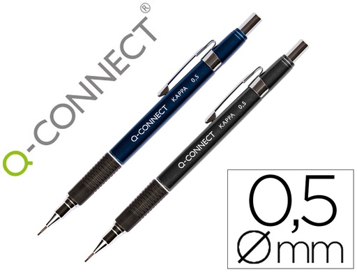 [34224] Portaminas q-connect kappa 0,5 mm sujecion de caucho