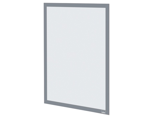 [172004] Marco porta anuncios nobo din a3 marco magnetico autoadhesivo color plata pack de 2 unidades