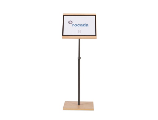 [169624] Expositor rocada de suelo serie natural magnetico rotativo 360 altura ajustable din a3