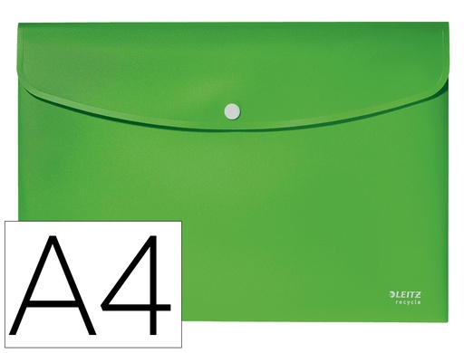 [169287] Carpeta leitz recycle portadocumentos broche din a4 polipropileno verde