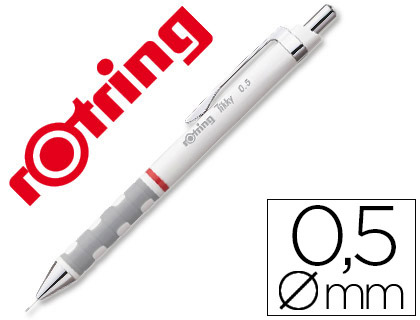 [91027] Portaminas rotring tikky 0,5 mm blanco