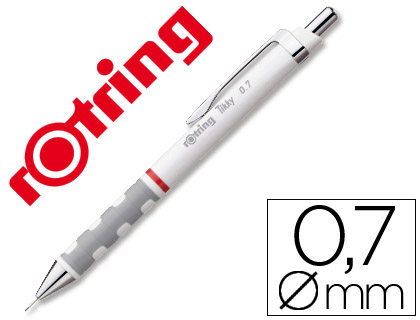 [91018] Portaminas rotring tikky 0,7 mm blanco