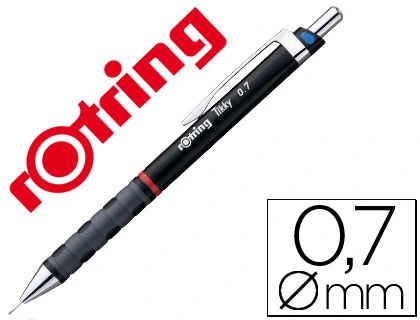 [91016] Portaminas rotring tikky 0,7 mm negro