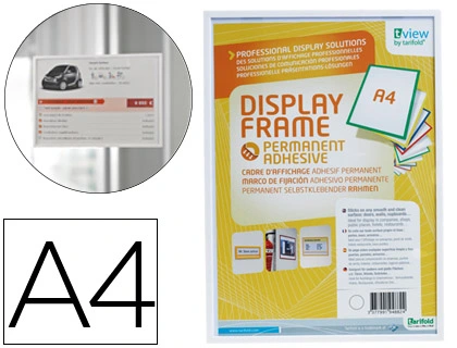 [78193] Funda para colgar djois din a4 adhesiva blanco