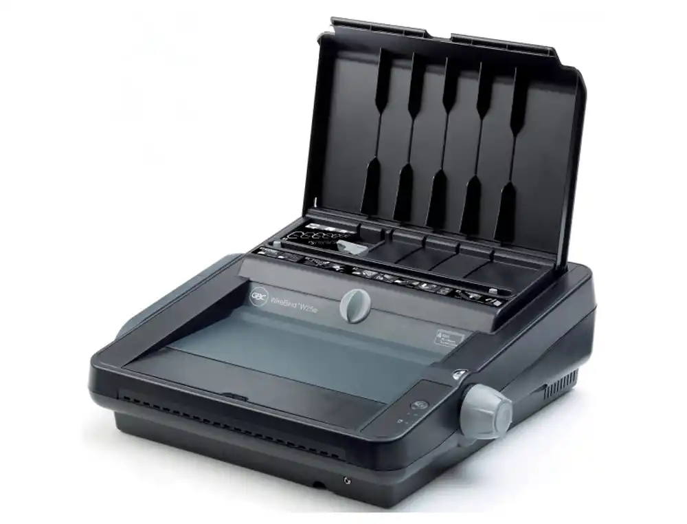 [242832] Encuadernadora espiral gbc wire w25e electrica perfora 25 hojas din a3 apaisado/din a4/din a5 encuaderna hasta