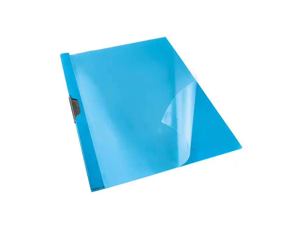 [242819] Carpeta esselte clipfiles pinza lateral pvc din a4 clip metal lomo 6 mm color azul
