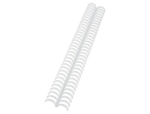 [242780] Canutillo gbc ibiclick plastico translucido 16 mm caja de 50 unidades