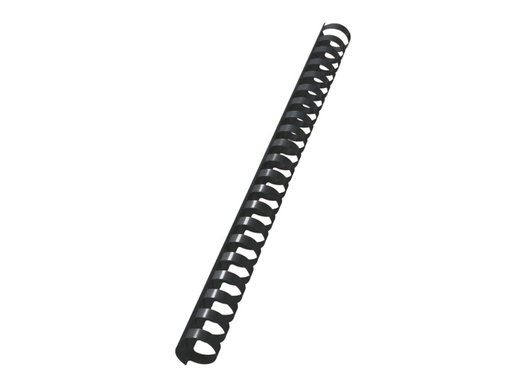 [242721] Canutillo leitz combid plastico 19 mm 180 hojas color negro caja de 100 unidades