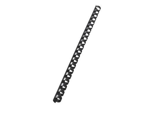 [242719] Canutillo leitz combid plastico 12 mm 105 hojas color negro caja de 100 unidades