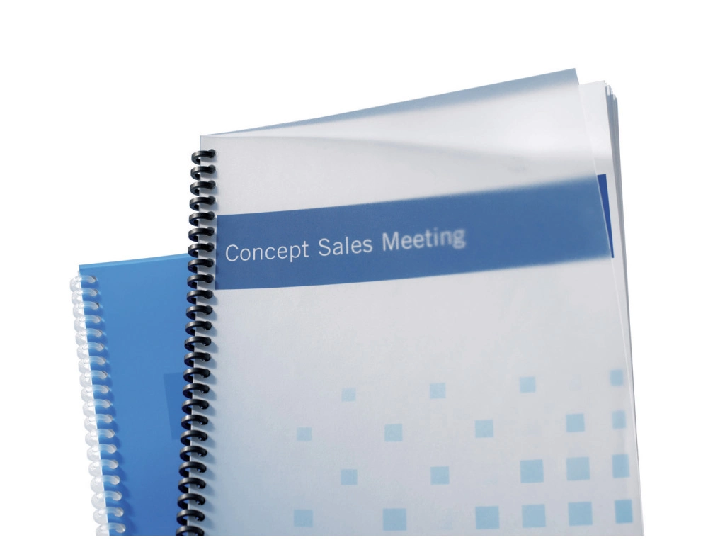 [241212] Tapa de encuadernacion gbc din a4 polipropileno polycovers traslucida 800 mc caja de 50 unidades