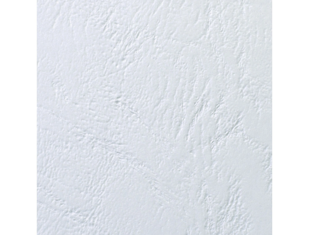 [241209] Tapa de encuadernacion gbc din a4 antelope simil piel 250 gr color blanco caja de 100 unidades