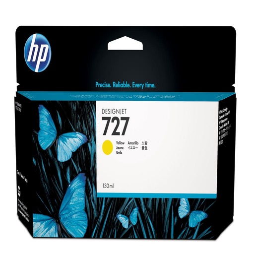 [17948] [B3P21A] HP Designjet T920/T1500 Nº727 Cartucho Amarillo Alta 130ml