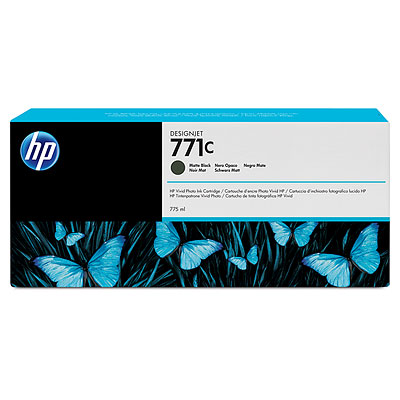 [55545] [B6Y07A] HP Cartucho GF para Z6200 MBK 771C 775ml Negro Mate