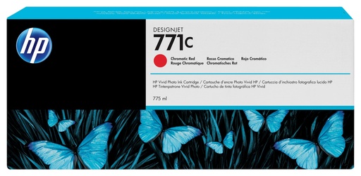 [55554] [B6Y08A] HP Cartucho GF para Z6200 CRD 771C 775ml Rojo Cromatico