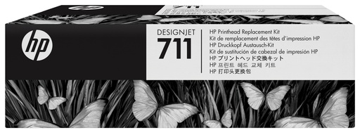 [17807] [C1Q10A] HP DesignJet T120/T520 Cabezal/Tintas Nº711