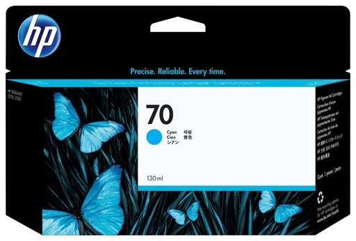 [24595] [C9452A] HP Designjet Z2100/Z3100 Nº70 Cartucho Cian