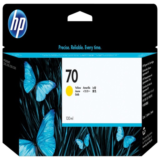 [24601] [C9454A] HP Designjet Z2100/Z3100 Nº70 Cartucho Amarillo