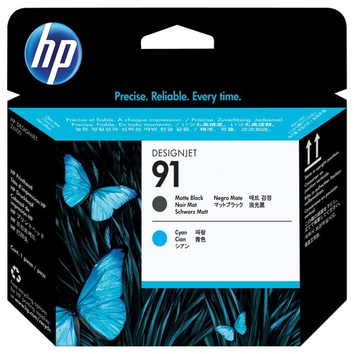 [11342] [C9460A] HP Designjet Z6100 cabezal de impresion Negro Mate y Cian nº91 DESC