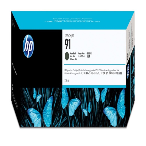 [11346] [C9464A] HP Designjet Z6100 cartucho de tinta Negro Mate (775 ml) nº91 DESC
