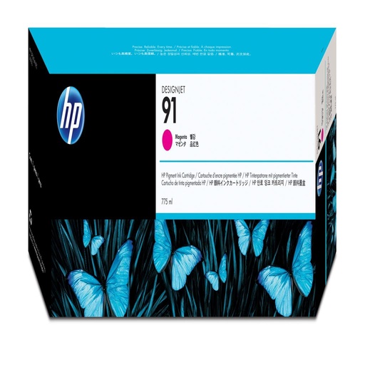 [11418] [C9468A] HP Designjet Z6100 Cartucho Magenta nº91 (775ml) DESC