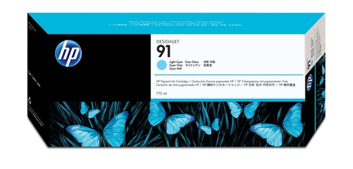 [11416] [C9470A] HP Designjet Z6100 Cartucho Cian Claro nº91 (775ml) DESC