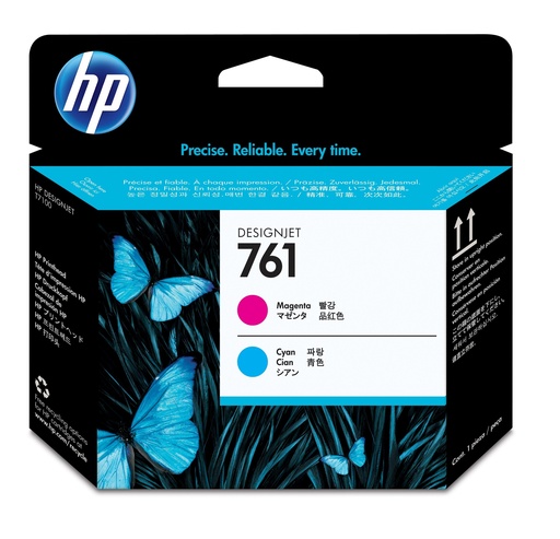 [13700] [CH646A] HP Designjet T7100 Cabezal Cian/Magenta nº761
