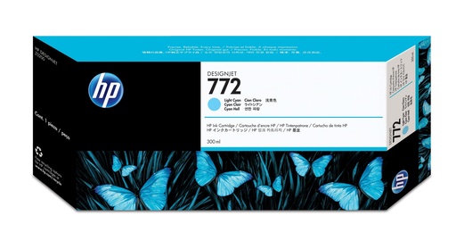 [13714] [CN632A] HP Designjet Z5200 Cartucho Cian Claro nº772 300ml