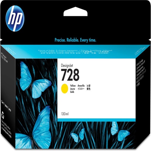 [32234] [F9J65A] HP DesignJet T730 Cartucho Amarillo Nº728
