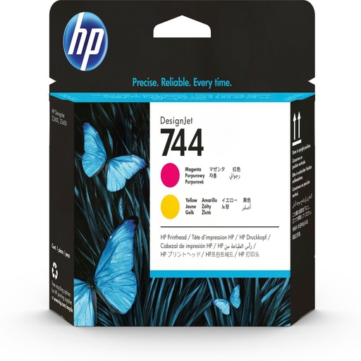 [32561] [F9J87A] HP DesignJet 744 Cabezal de impresion Magenta y Amarillo
