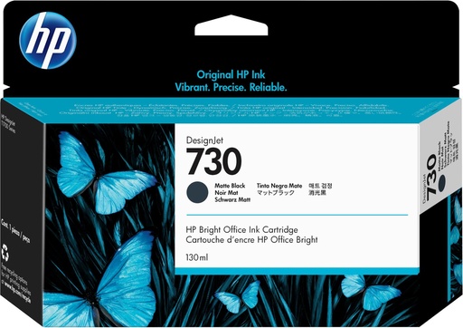 [32786] [P2V65A] HP nº730 130-ml Matte Black Ink Crtg