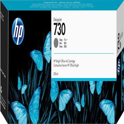 [32793] [P2V72A] HP nº730 300-ml Gray Ink Cartridge