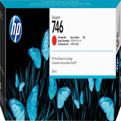 [32798] [P2V81A] HP nº746 300-ml Chromatic Red Ink Cartridge