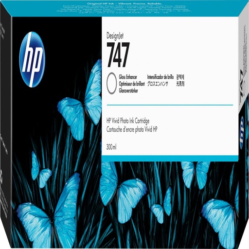 [36055] [P2V87A] HP nº747 300-ml brillo Ink Cartridge