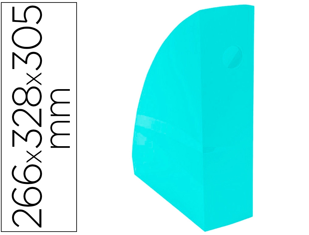 [162322] Revistero exacompta aquarel mag-cube verde pastel 266x328x305 mm