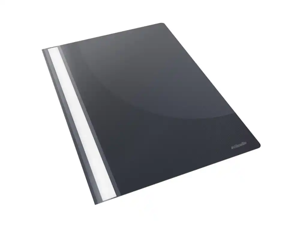 [242825] Carpeta dossier fastener esselte din a4 polipropileno mecanismo plastico color negro vivida caja de 25