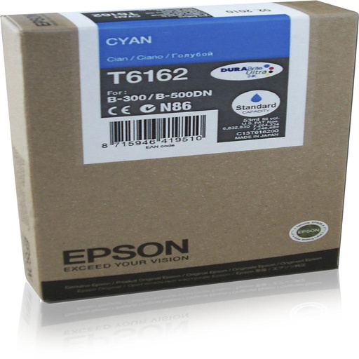[11992] [C13T616200] Epson Business inkjet B500 Cartucho Cian