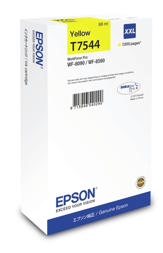 [19071] [C13T754440] EPSON Cartucho Amarillo XXL 7000p WF-8x90