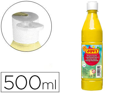 [20117] Tempera liquida jovi escolar 500 ml amarillo claro