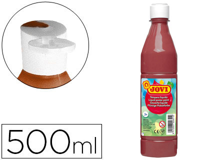 [20116] Tempera liquida jovi escolar 500 ml marron