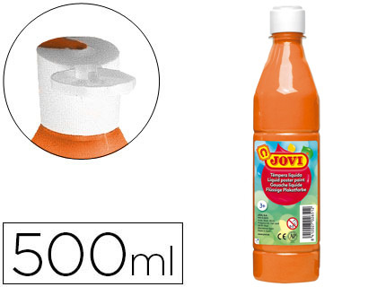 [20115] Tempera liquida jovi escolar 500 ml naranja