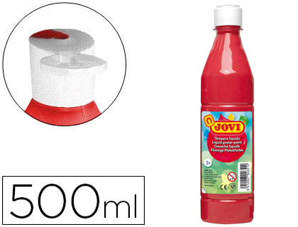 [20113] Tempera liquida jovi escolar 500 ml bermellon