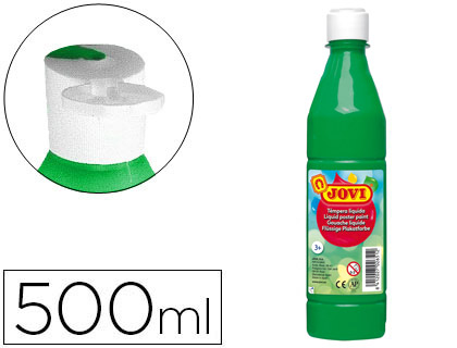 [20112] Tempera liquida jovi escolar 500 ml verde medio