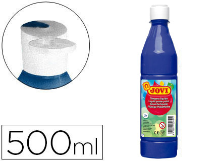 [20111] Tempera liquida jovi escolar 500 ml azul ultramar