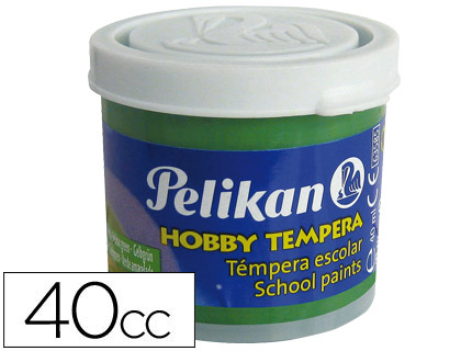 [12958] Tempera hobby 40 cc verde amarillo -n.155