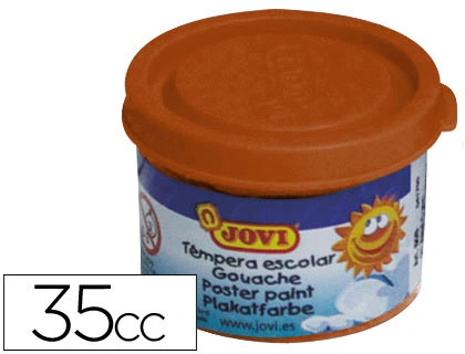 [9660] Tempera escolar jovi 35 ml color marron
