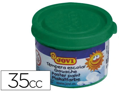 [7891] Tempera escolar jovi 35 ml color verde medio