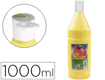 [57421] Tempera liquida jovi escolar 1000 ml amarillo claro