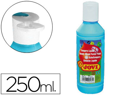 [51928] Tempera liquida jovi escolar 250 ml azul cyan